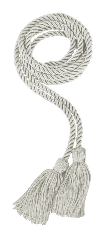 Silver Graduation Honor Cord - College & High School Honor Cords 1 Silver Graduation Honor Cord - College & High School Honor Cords
