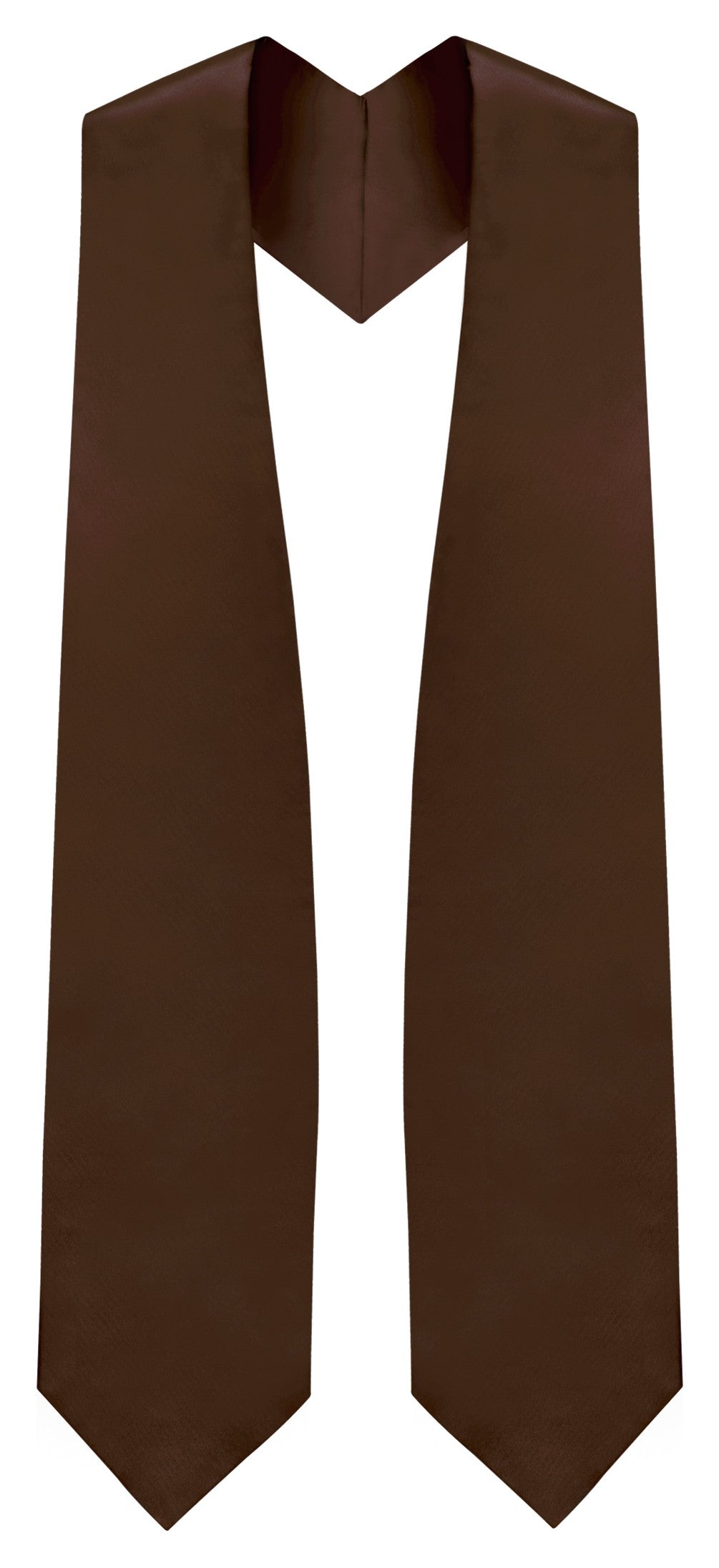 Brown Graduation Stole - Brown College & High School Stoles 1 Brown Graduation Stole - Brown College & High School Stoles