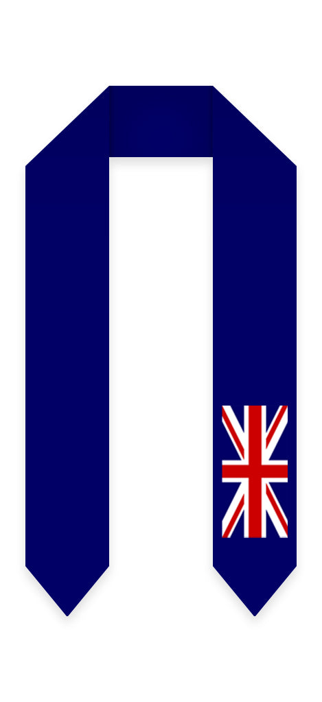 United Kingdom Graduation Stole - British Flag Sash 2 United Kingdom Graduation Stole - British Flag Sash
