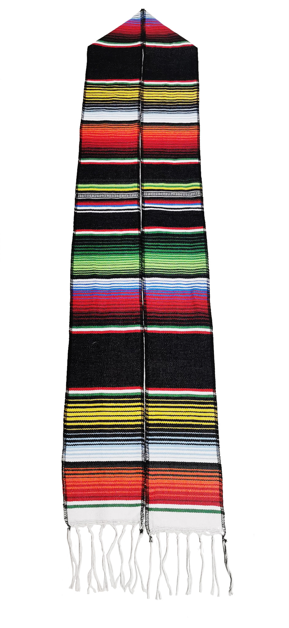 Black Mexican Serape Graduation Stole/Sash 4 Black Mexican Serape Graduation Stole/Sash