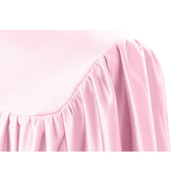 Child Shiny Pink Graduation Gown - Preschool & Kindergarten Gowns 3 Child Shiny Pink Graduation Gown - Preschool & Kindergarten Gowns