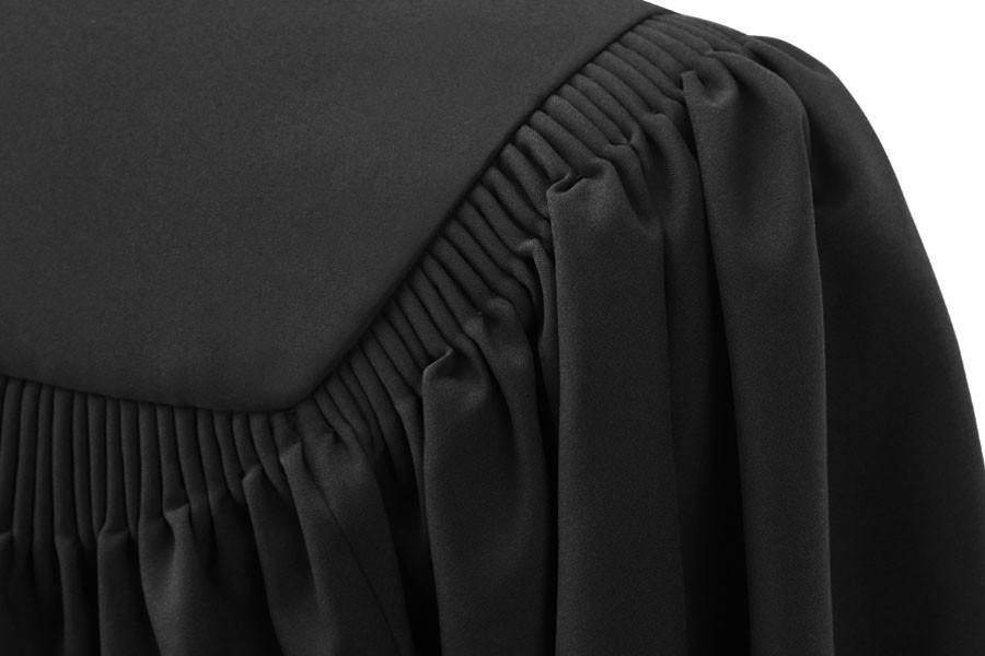Deluxe Black Bachelors Graduation Cap & Gown - Faith University 3 Deluxe Black Bachelors Graduation Cap & Gown - Faith University