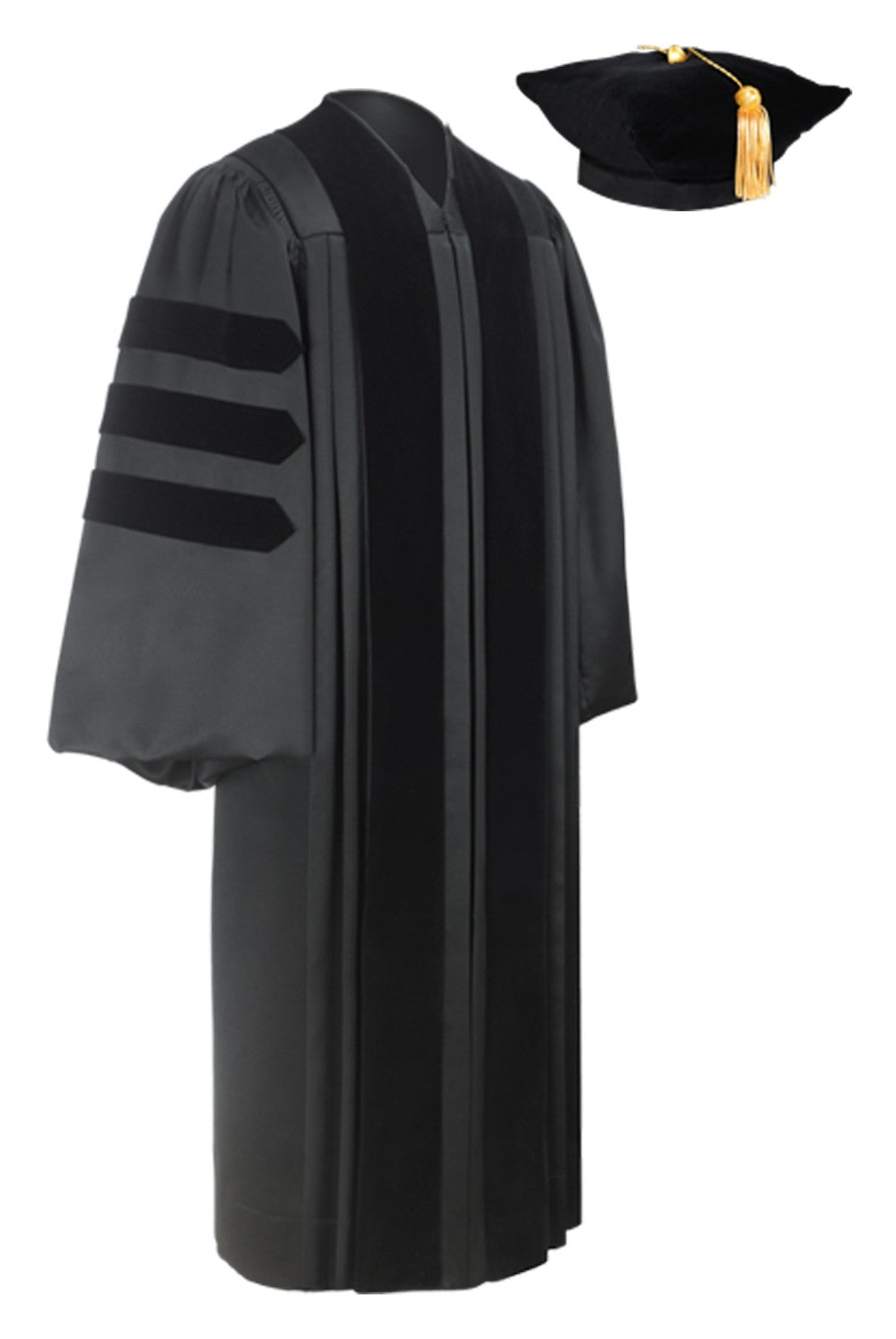 Deluxe Doctoral Graduation Tam & Gown Package