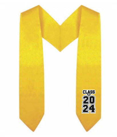 Gold Kindergarten/Preschool Class of Stole 2 Gold Kindergarten/Preschool Class of Stole