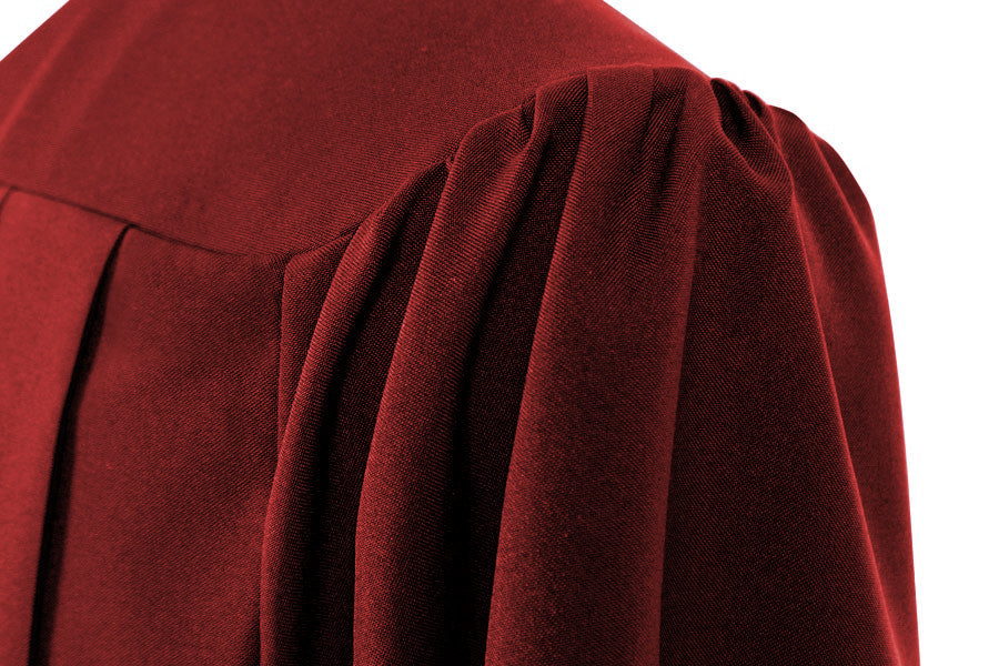 Matte Burgundy Bachelors Cap & Gown - College & University 2 Matte Burgundy Bachelors Cap & Gown - College & University