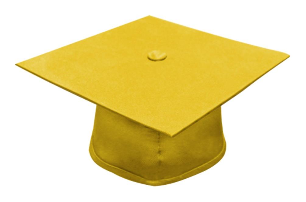 Matte Gold Bachelors Graduation Cap - College & University