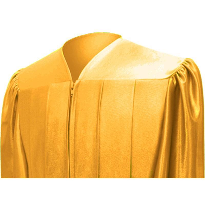 Shiny Antique Gold Bachelors Cap & Gown - College & University 4 Shiny Antique Gold Bachelors Cap & Gown - College & University