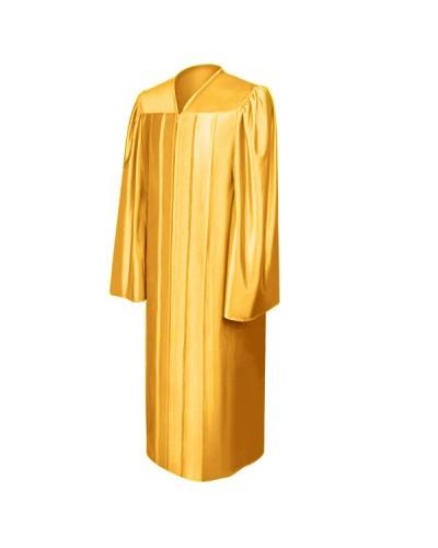Shiny Antique Gold Bachelors Graduation Gown - College & University