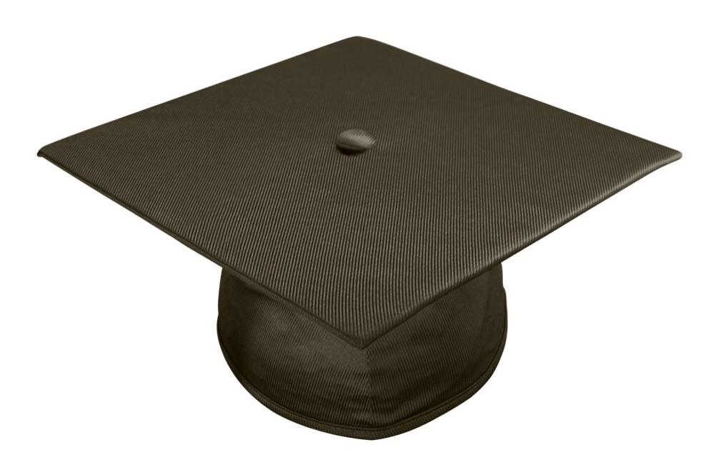 Shiny Brown Bachelors Graduation Cap - College & University