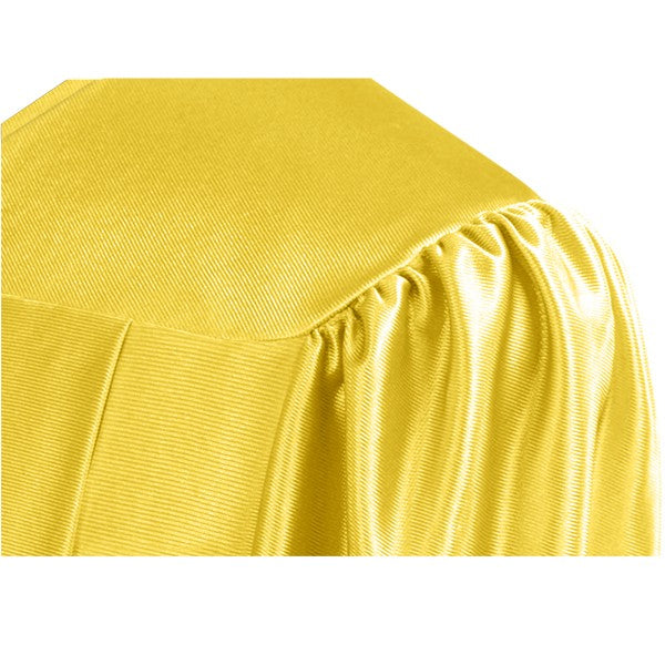 Shiny Gold High School Graduation Cap and Gown 2 Shiny Gold High School Graduation Cap and Gown