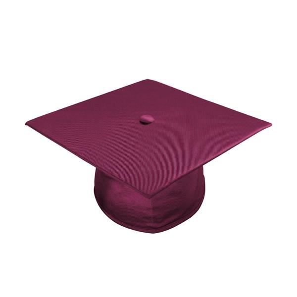 Shiny Maroon Bachelors Cap & Gown - College & University 4 Shiny Maroon Bachelors Cap & Gown - College & University
