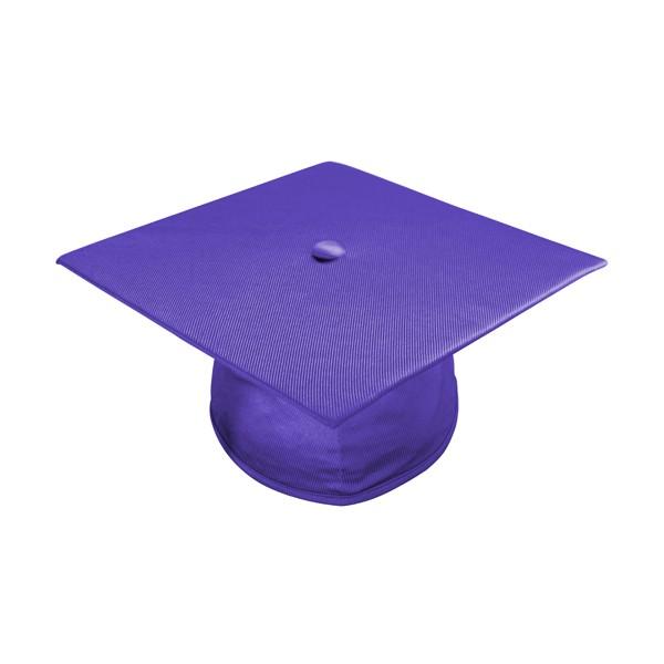 Shiny Purple Bachelors Cap & Gown - College & University 3 Shiny Purple Bachelors Cap & Gown - College & University