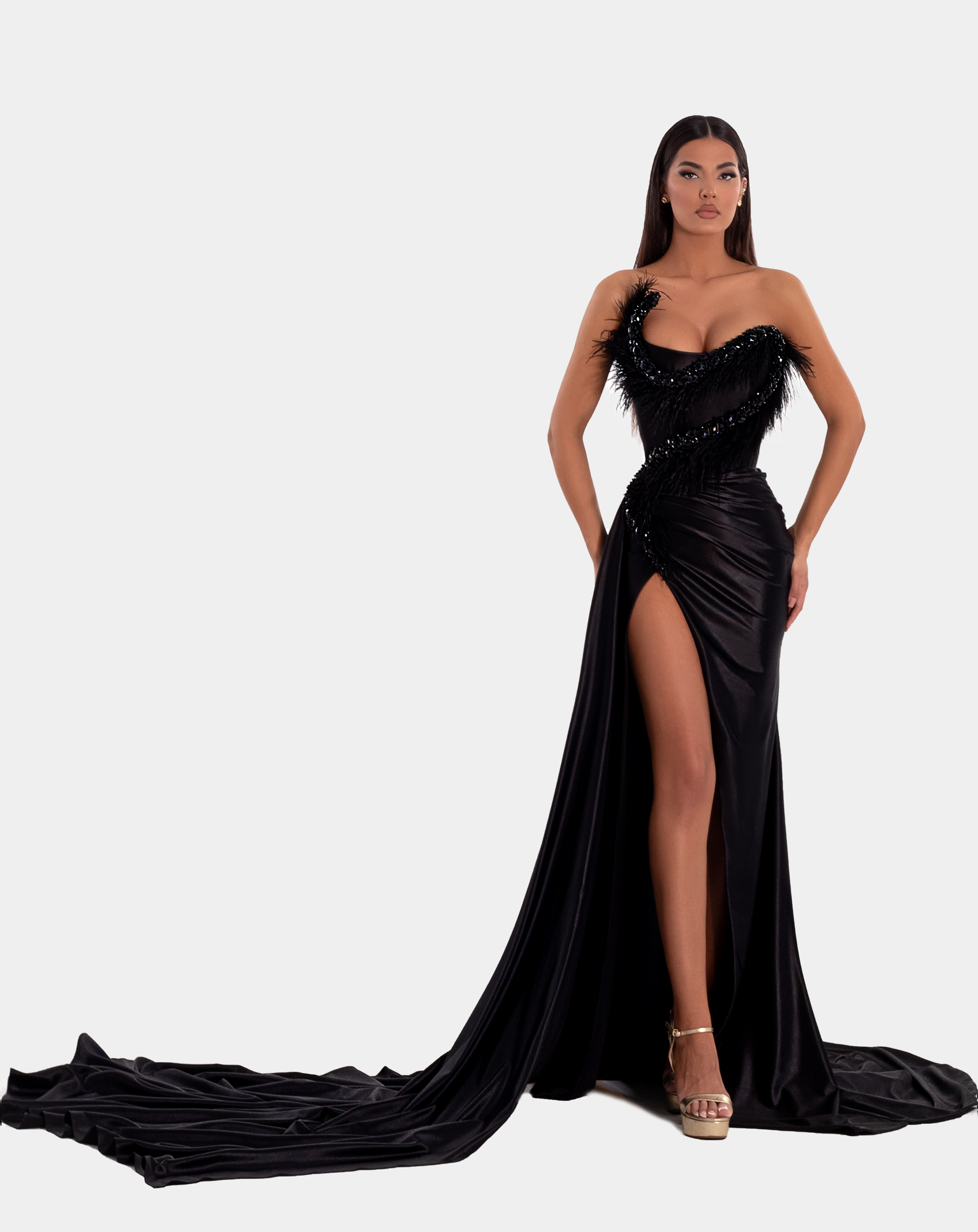 CORSET BLACK DRESS