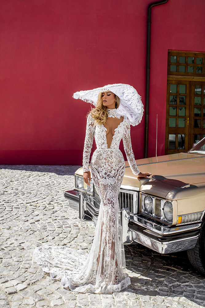 Elegant bridal dress