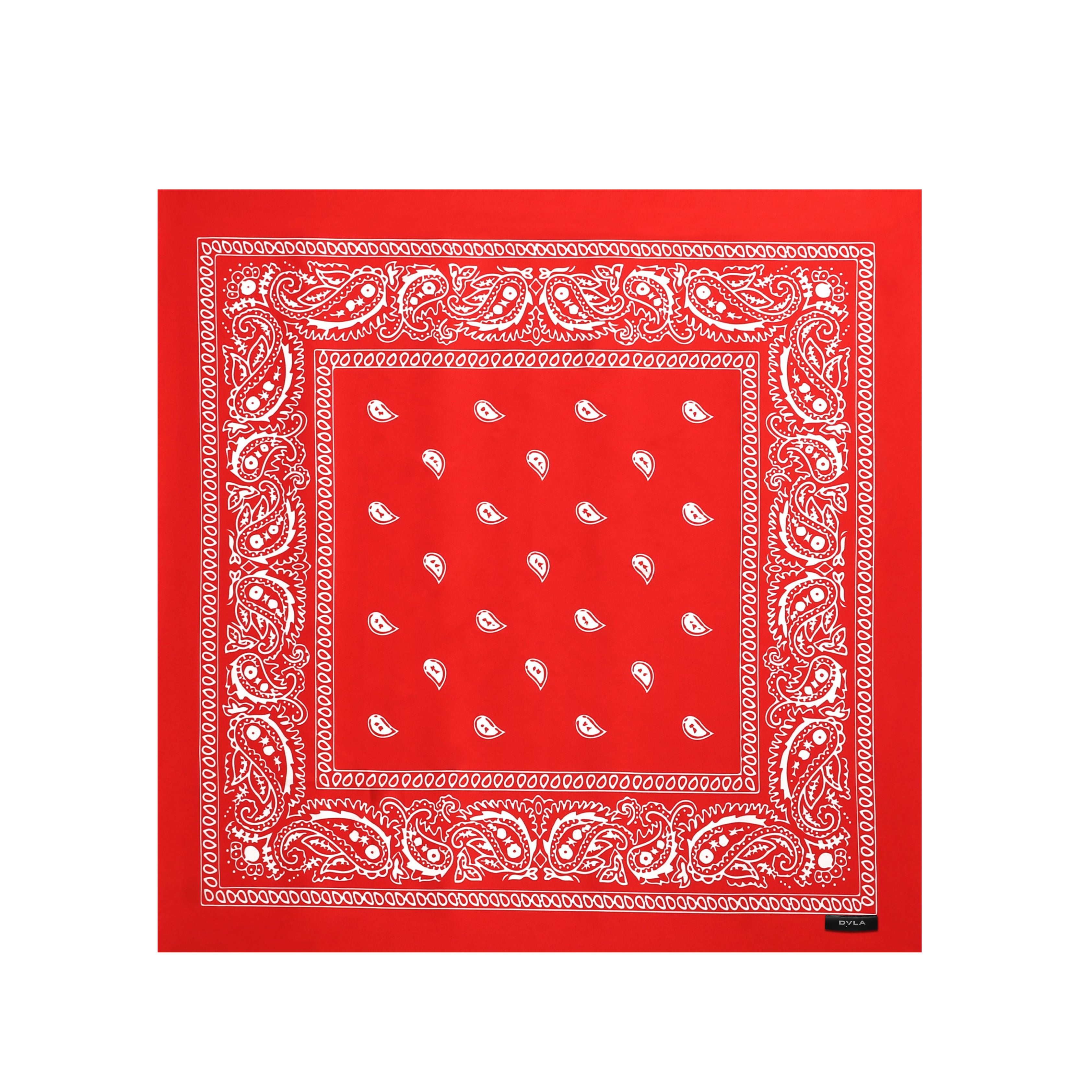 Classic 'Paisley' Scarf Red