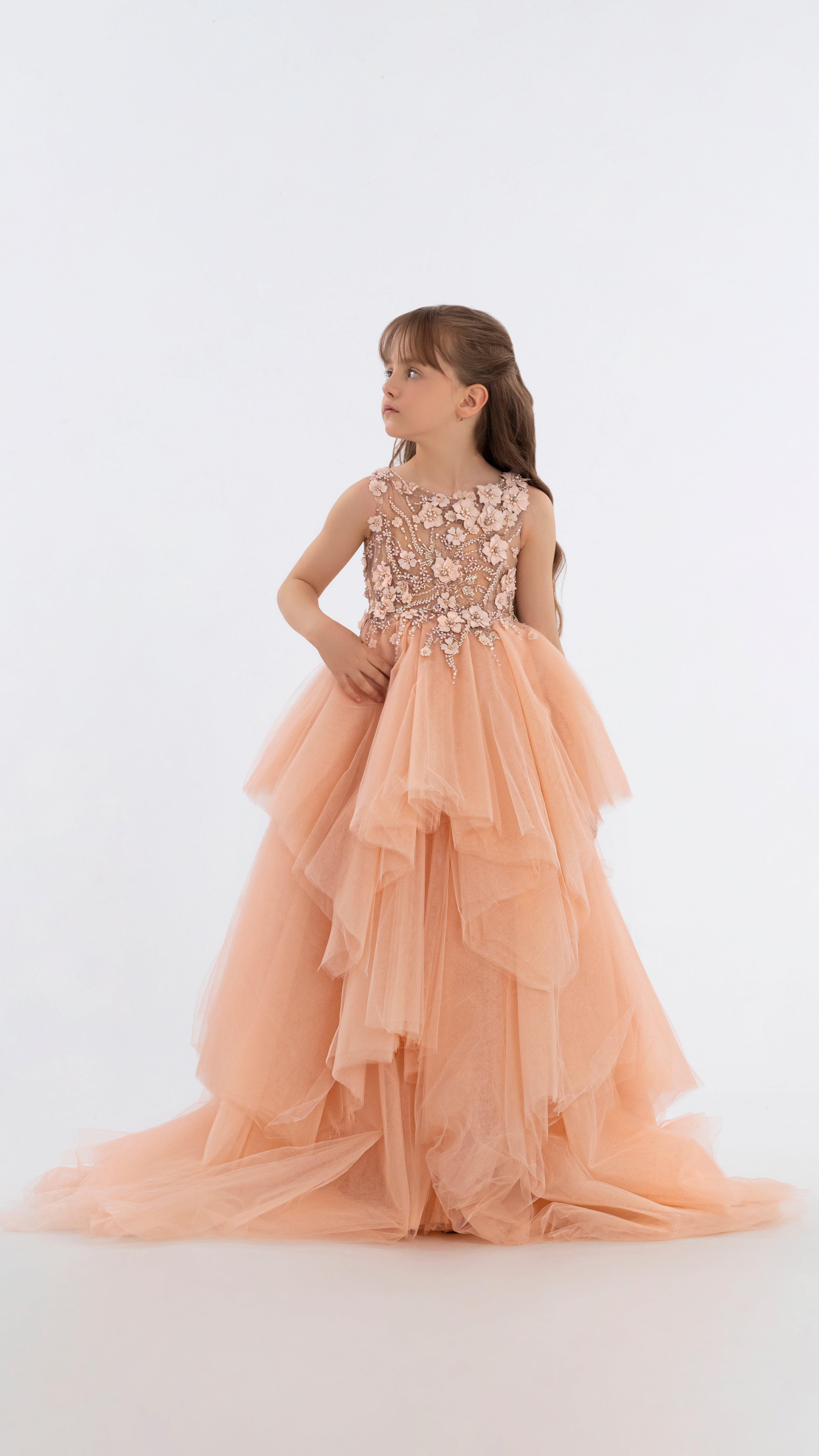 Long Lilac Dress For Girls