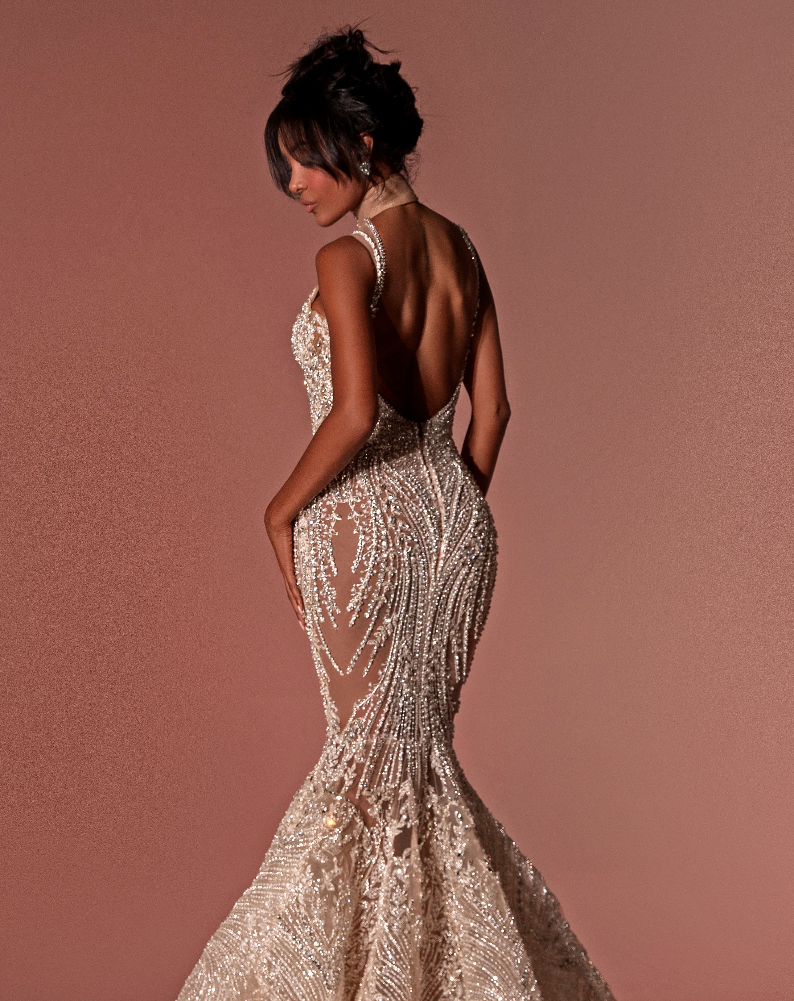 Embellished Details of Bridal Long Dress 5 Embellished Details of Bridal Long Dress