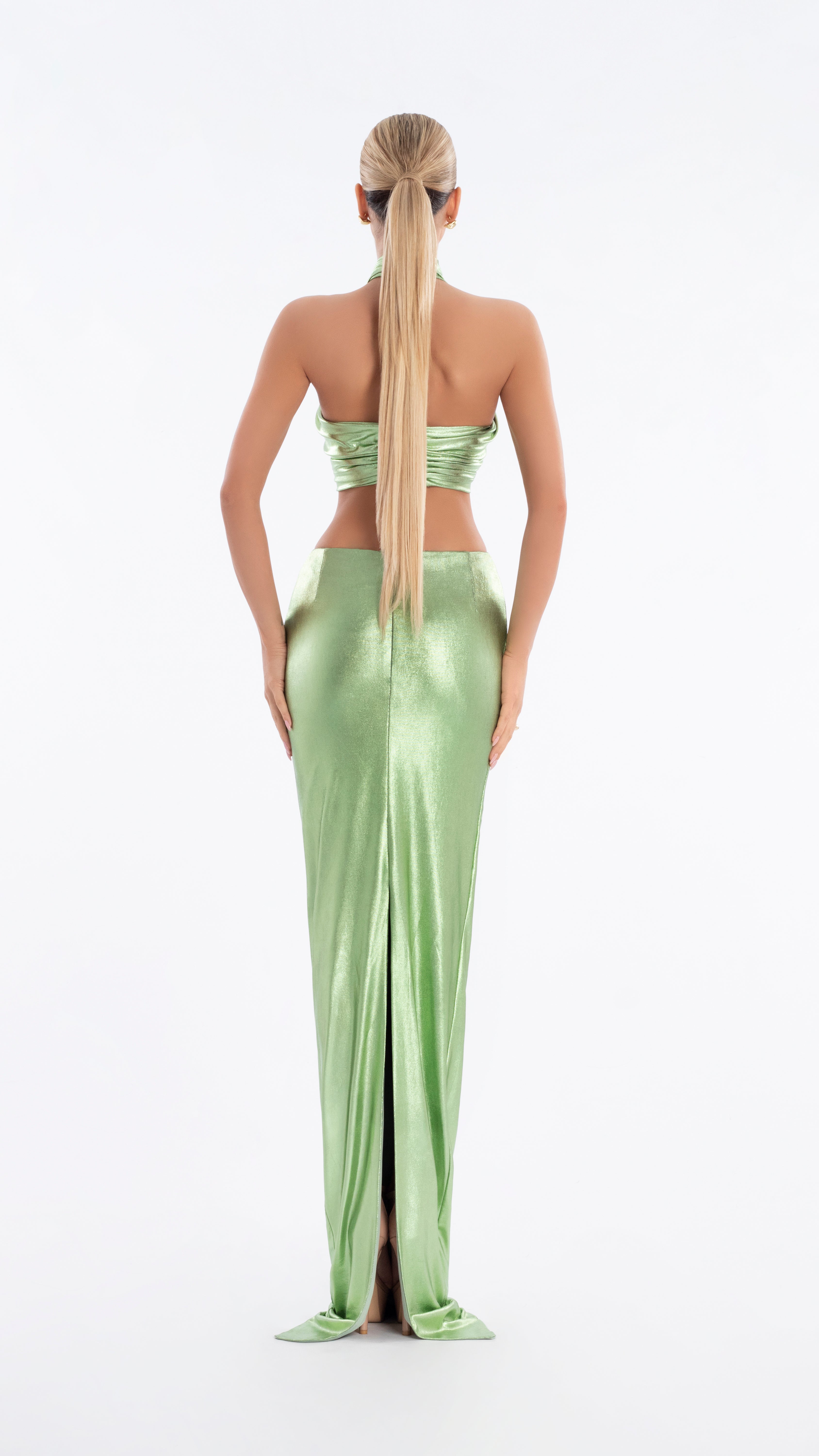 Green Crossed Top Set 2 Green Crossed Top Set