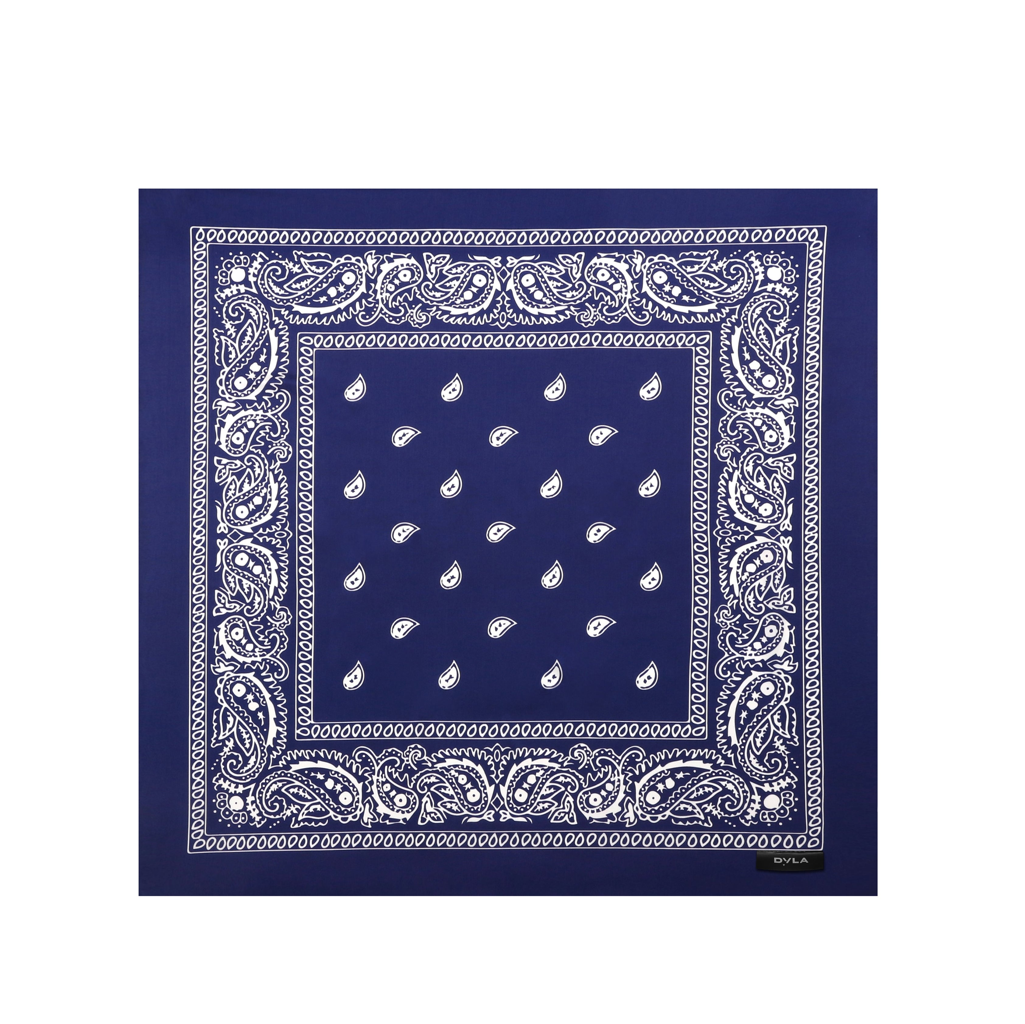 Classic 'Paisley' Scarf Navy