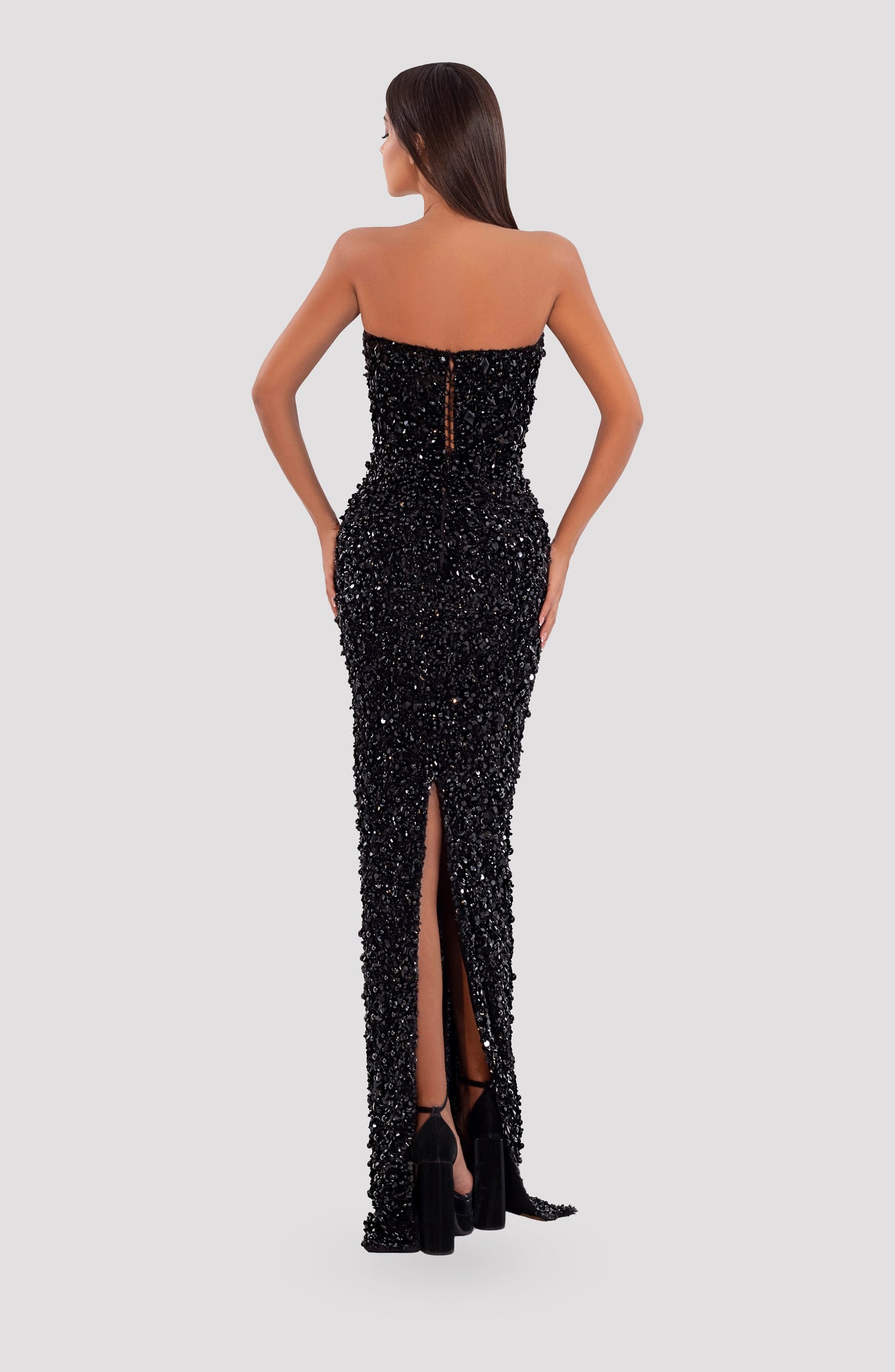 Corset Leaf Black Dress 2 Corset Leaf Black Dress