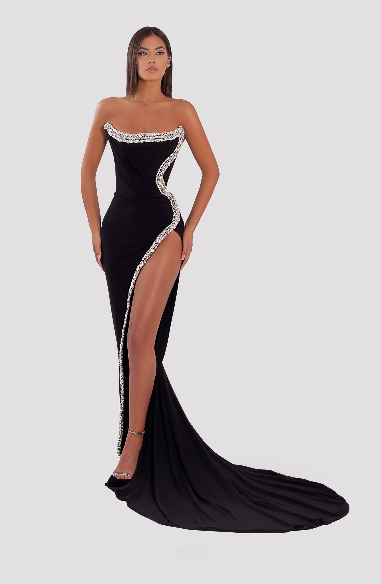 Crystal Corset Long Dress 1 Crystal Corset Long Dress