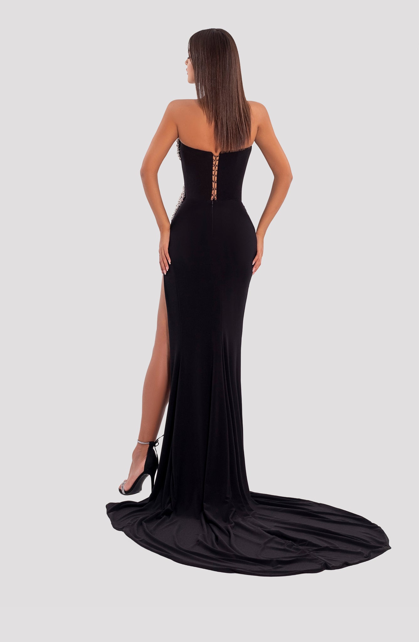 Crystal Corset Long Dress 2 Crystal Corset Long Dress