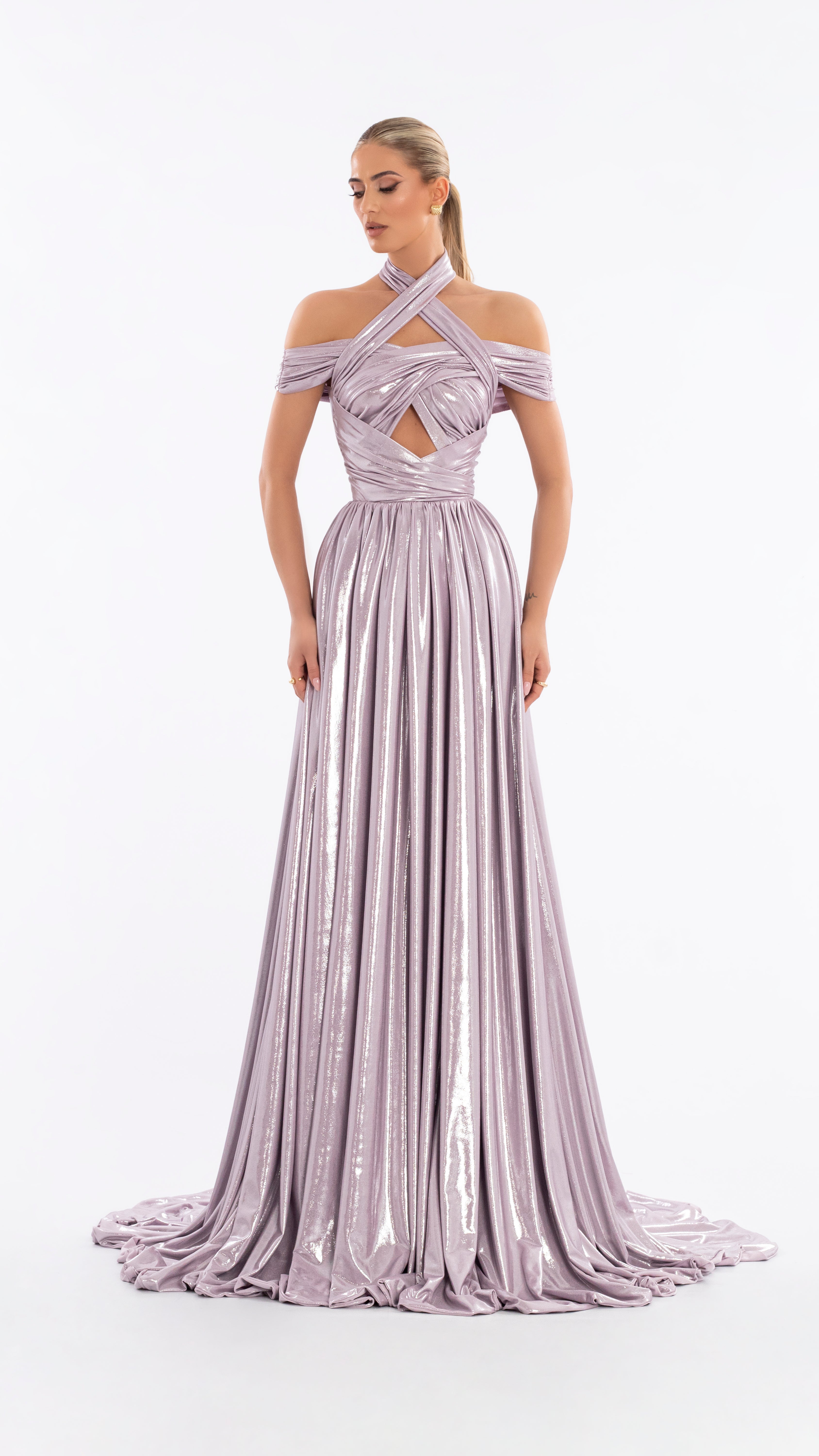 Lavender Purple Long Dress