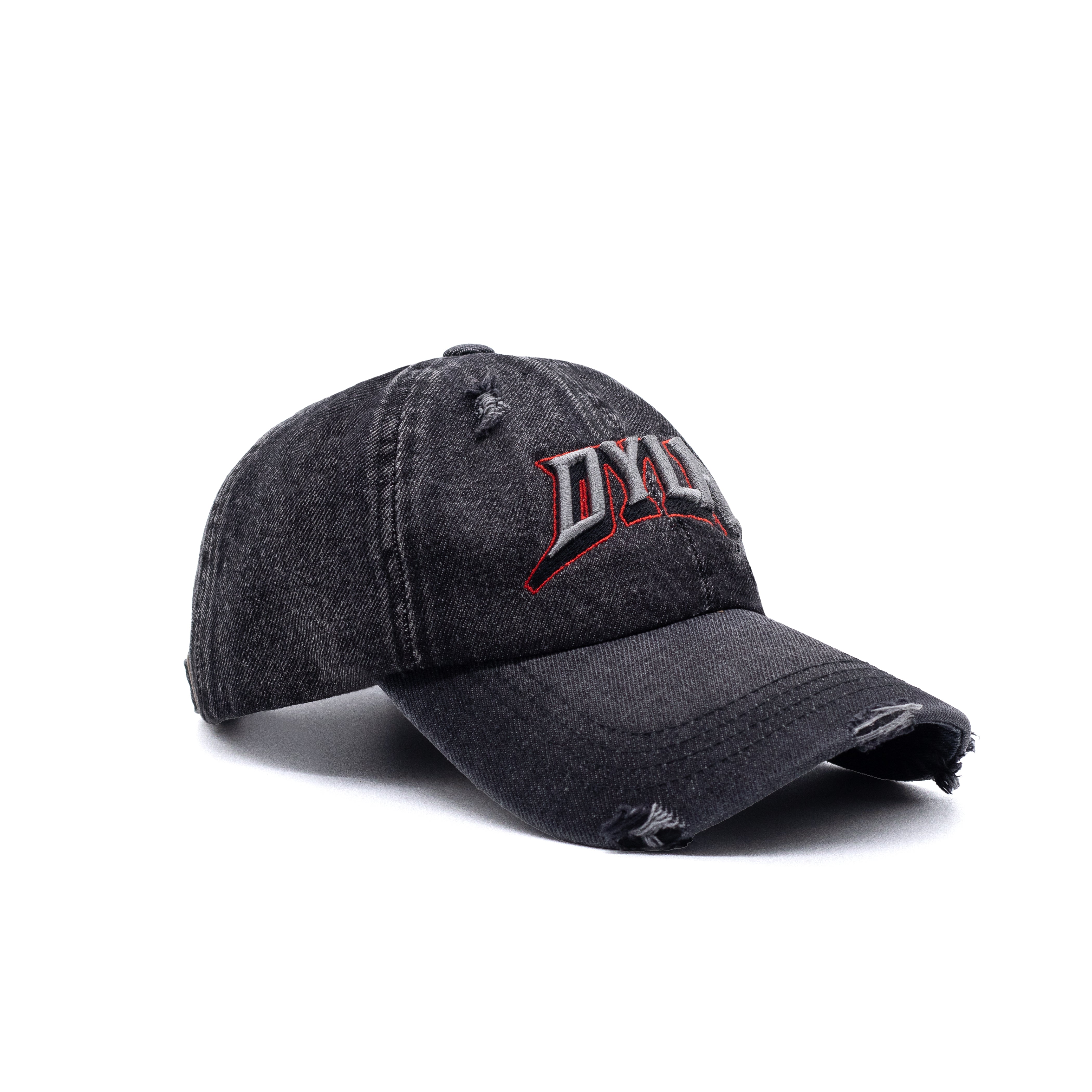 Dark Denim Distressed Cap 2 Dark Denim Distressed Cap