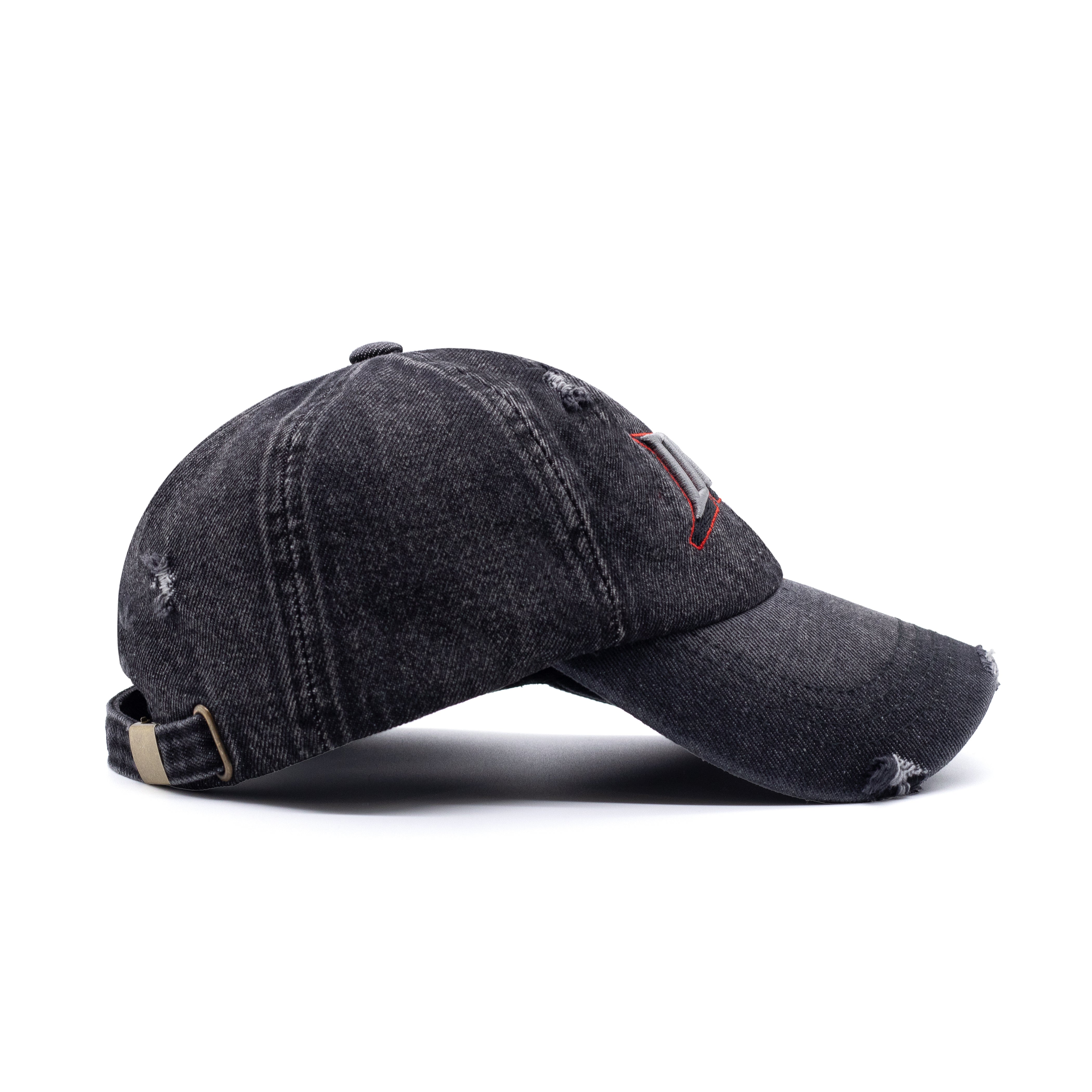 Dark Denim Distressed Cap 3 Dark Denim Distressed Cap